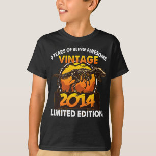 9 Year Old Gifts Vintage 2014 Limited Edition 9th  T-Shirt
