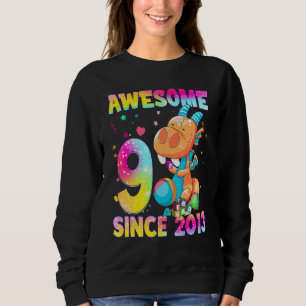 9 Year Old Girls Teens Cute Little Dragon 9th Bi Sweatshirt
