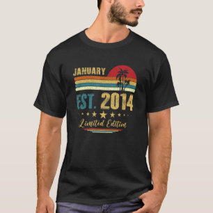 9 Year Old January 2014 9th Birthday T-Shirt