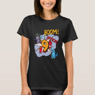 9 Year Old Laser tag game gamer  Lasertag 9 birthd T-Shirt