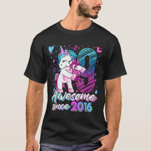 9 Year Old Unicorn Gifts For Girls 9th Birthday Gi T-Shirt