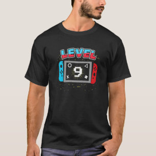 9 Year Old Video Games Gaming Level 9 Birthday Bo T-Shirt