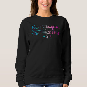 9 Year Old Vintage 2013 9th Birthday 1 Sweatshirt