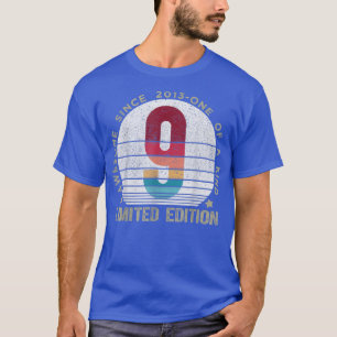 9 Year Old Vintage 2013 Retro Limited Edition 9th T-Shirt
