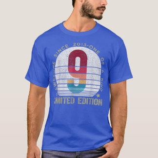 9 Year Old Vintage 2013 Retro Limited Edition 9th  T-Shirt