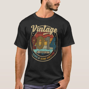 9 Year Old  Vintage 2014  Editon 9th Birthday T-Shirt