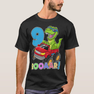 9 years Boy Dino Gift Monster ruck yoga shirt asan