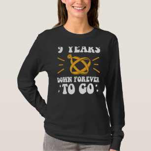 9 years down forever to go 9th wedding anniversary T-Shirt
