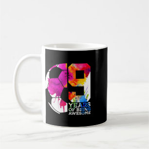 9 Years Of Being Awesome Soccer 9th Birthday _2 Coffee Mug