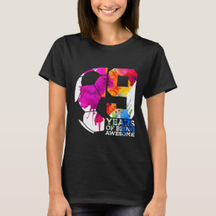 9 Years Of Being Awesome Soccer 9th Birthday _2  T-Shirt