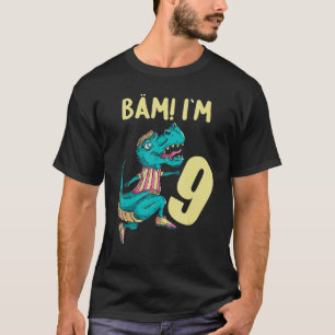 9 Years Old 9 Birthday Outfit Boy Girl Football So T-Shirt