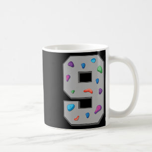 9 Years Old Climber Birthday Bouldering Climbing R Coffee Mug
