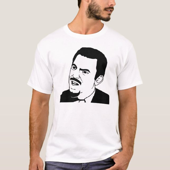 9GAG Are You Serious Face T-Shirt (Front)