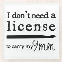 9mm Crochet Hook License • Crafts