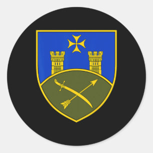 9th Army Corps (ukraine) Ukrainian Military Classic Round Sticker