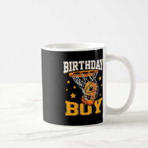 9th Birthday Basketball Boy 9 Year Old Basketball Coffee Mug