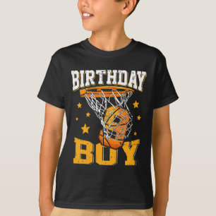 9th Birthday Basketball Boy 9 Year Old Basketball T-Shirt