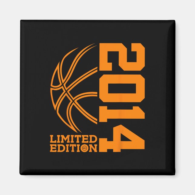 9th BIRTHDAY BASKETBALL LIMITED EDITION 2014  Magnet (Front)