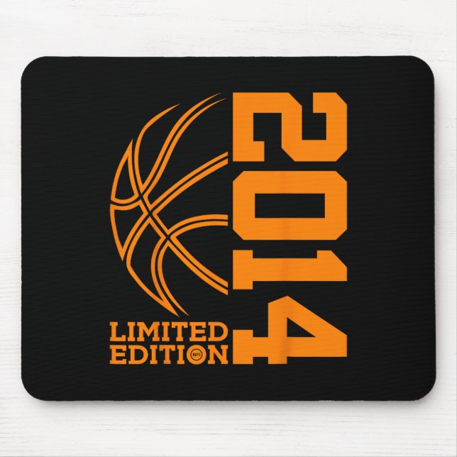 9th BIRTHDAY BASKETBALL LIMITED EDITION 2014  Mouse Pad (Front)