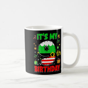 9th Birthday Boy Girl Christmas Elf 9 Years Old Ki Coffee Mug