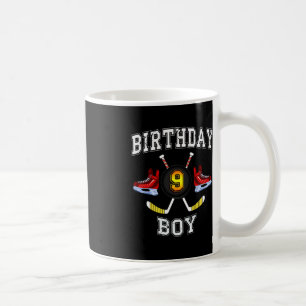 9th Birthday Boy - Ice Hockey 9 years old kid Coffee Mug