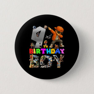 9th Birthday Boy Italian Brainrot For Kids Birthda 6 Cm Round Badge