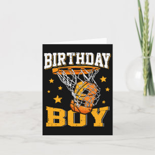9th Birthday Bysketbyll Boy 9 Year Old Bysketbyll Card
