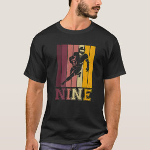 9Th Birthday For Boys Football Player 9 Years Old T-Shirt