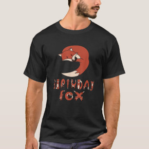9th Birthday Fox Lover 9 Years Old Boys And Girls T-Shirt