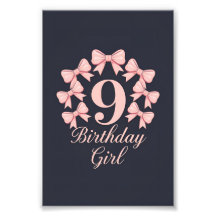 9th Birthday Girl