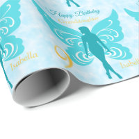 9th Birthday Granddaughter Fairy Blue