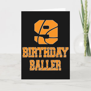 9th Birthday Ller Boy 9 Years Old Sketll Themed Pa Card