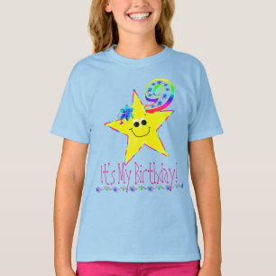 9th Birthday Party Shirt Stars