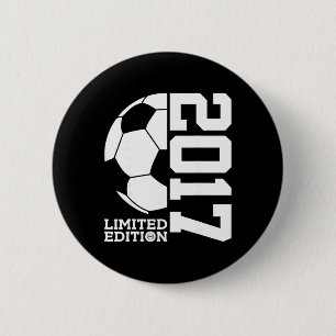 9th Birthday Soccer Limited Edition 2017 6 Cm Round Badge