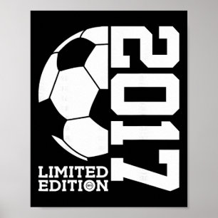 9th Birthday Soccer Limited Edition Poster