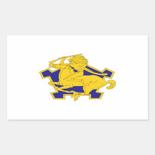 9th Cavalry Regiment Rectangular Sticker