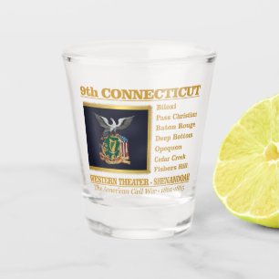 9th Connecticut Infantry (BH) Shot Glass