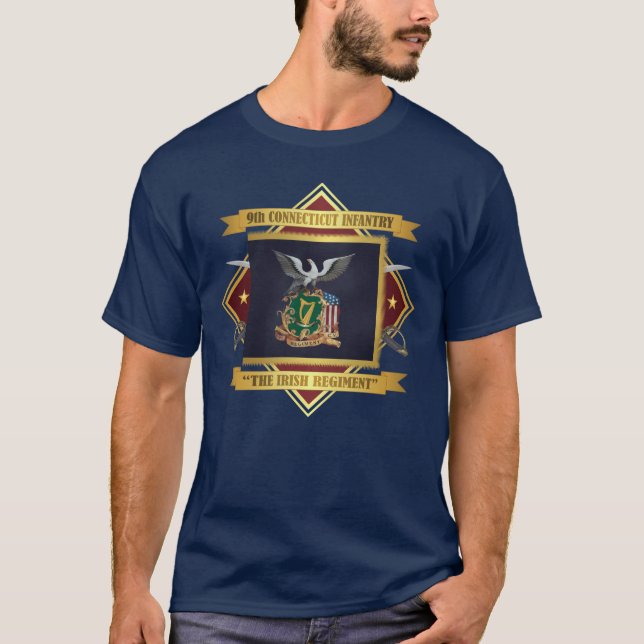 9th Connecticut Irish Volunteers T-Shirt (Front)