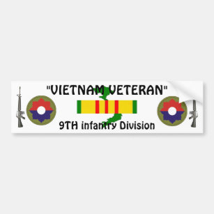 9th Inf Division bumper sticker