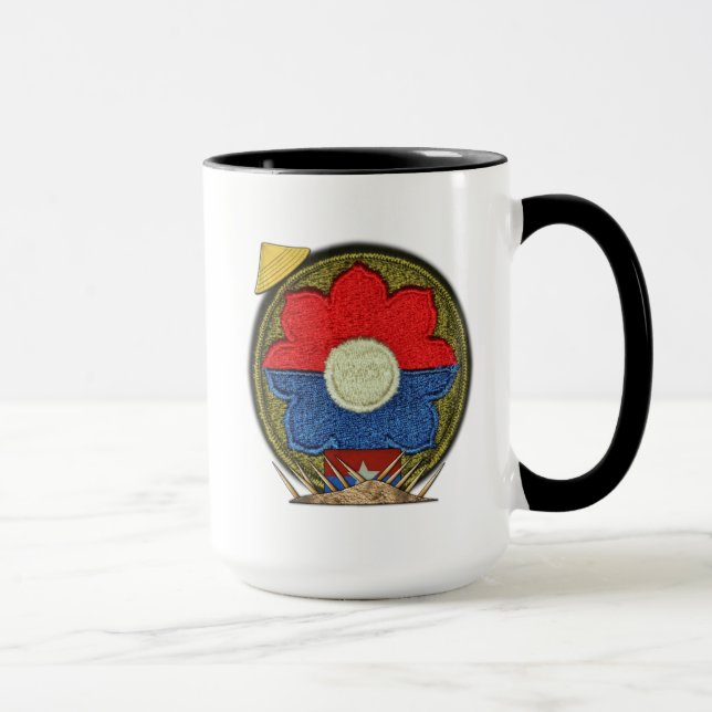 9th Infantry Division Charlie Company Vietnam War Mug (Right)