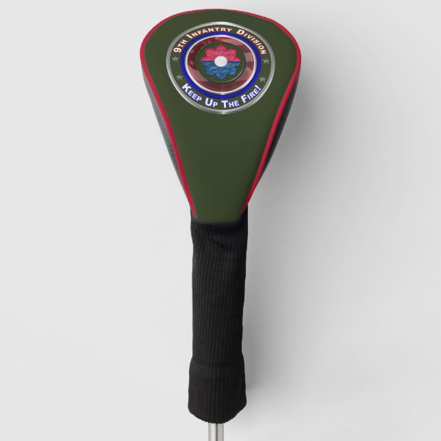 9th Infantry Division  Golf Head Cover (Front)