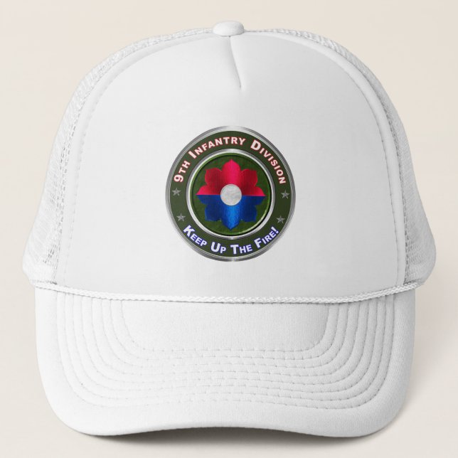 9th Infantry Division  Trucker Hat (Front)