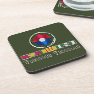 9th Infantry Division Vietnam Veteran Coaster