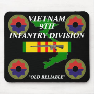9th Infantry Vietnam Mousepad 2/b