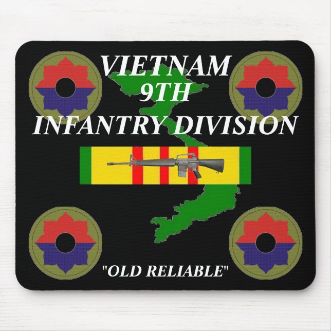 9th Infantry Vietnam Mousepad 2/b (Front)