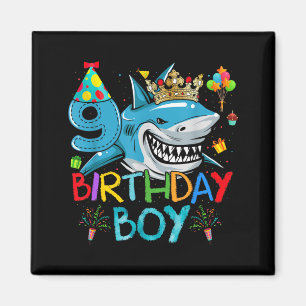 9th Ocean Theme Party 9 Years Old For Boy Magnet