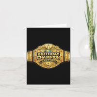 9th Wrestler Birthday Wrestling Champion Party
