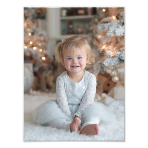 9x12 Family Holiday Photo Print