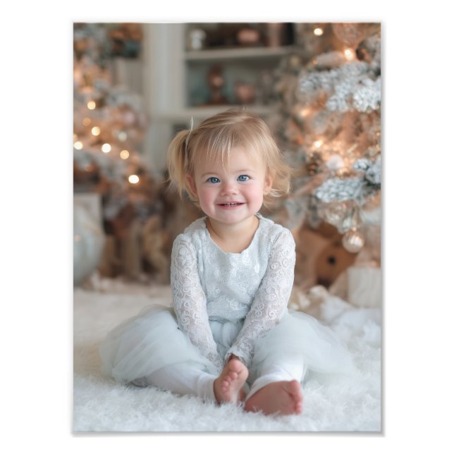 9x12 Family Holiday Photo Print (Front)