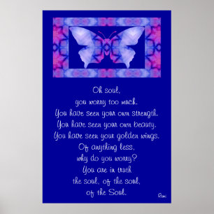 A001 Oh Soul - Butterfly Frameable Print 1